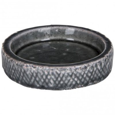 PTMD - Oath grey ceramic round plate s