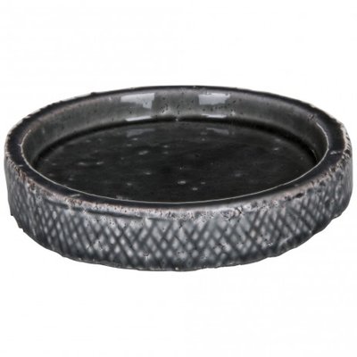 PTMD - Oath grey ceramic round plate L