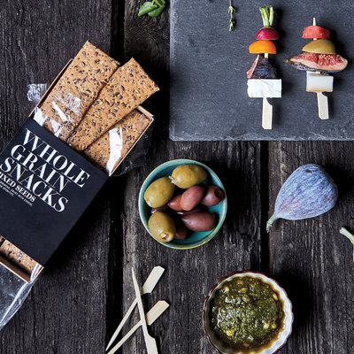 Nicolas Vahé - Wholegrain crackers with mixed seeds