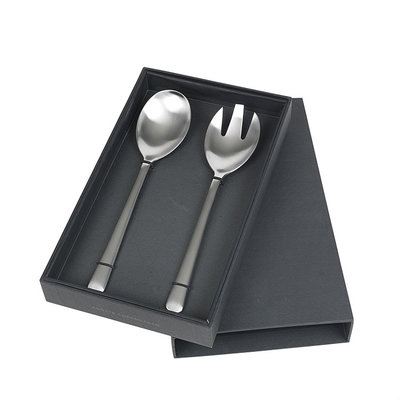 Broste Copenhagen - Hune - Salad serving set Brushed satin