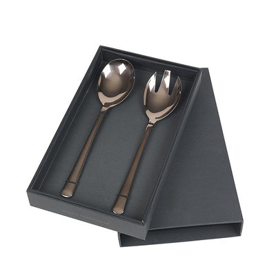 Broste Copenhagen - Hune - Salad serving set Espresso