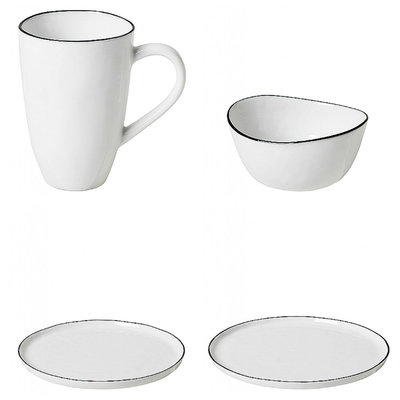 Broste Copenhagen - Salt - Basic tableware set Small