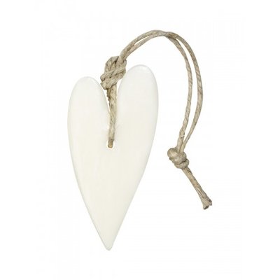 Mijn Stijl - Soap Heart XL White Mille fleurs