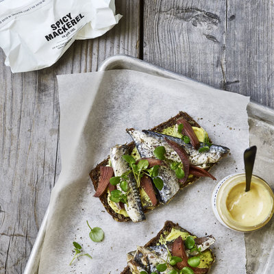 Nicolas Vahé - Can spiced mackerel in olive oil