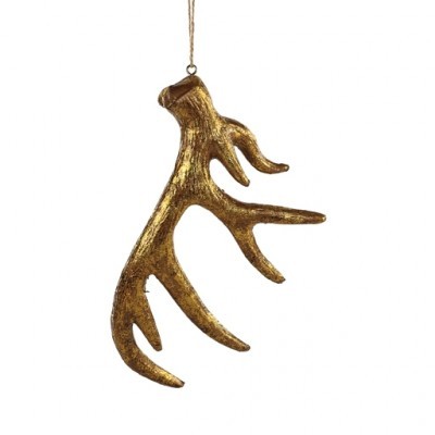 PTMD - Antler pendant gold