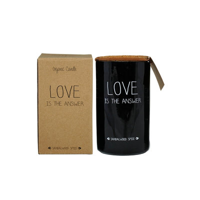My flame - Soy candle Love is the answer Sandelwood spice