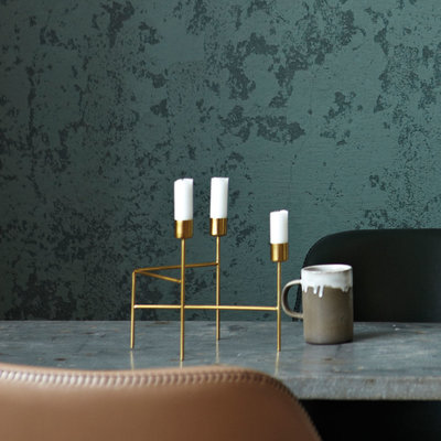 House Doctor - Candle holder Three Brushed brass