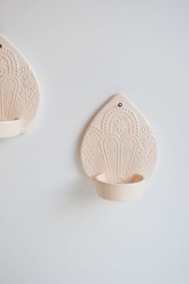 Kesemy design - Wall candleholder Lighten up Peach S