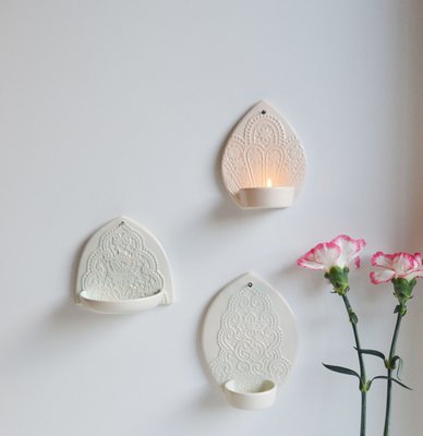 Kesemy design - Wall candleholder Lighten up Peach S