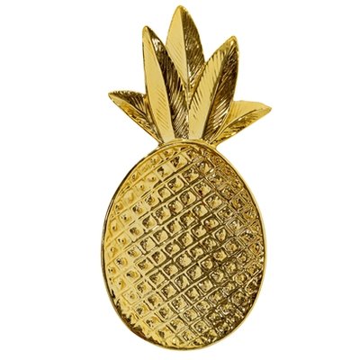 Bloomingville - Tray Pineapple Gold