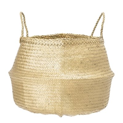 Bloomingville - Basket Seagrass Gold L