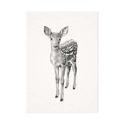 Mélisse - Card The deer