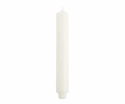 Rustik Lys - Dinner candle 3,2 x 30 cm White