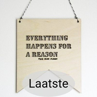 Lotjedotje - Banner Everything happens for a reason, large