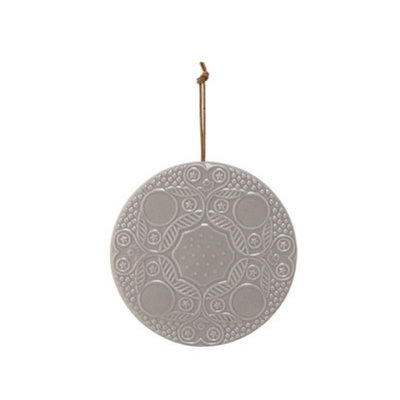 Bloomingville - Deco platter light grey
