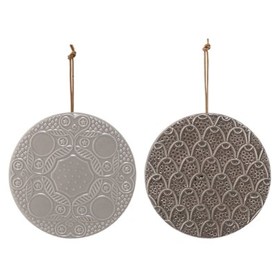 Bloomingville - Deco platter dark grey
