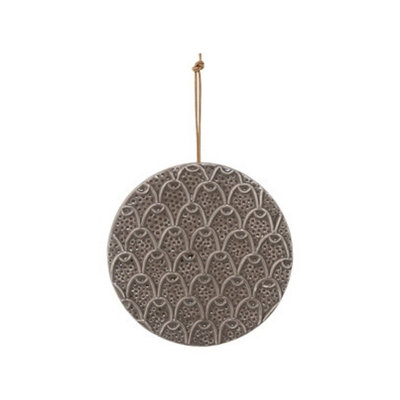 Bloomingville - Deco platter dark grey