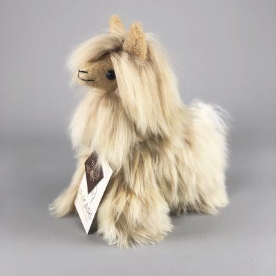 Inkari - Alpaca stuffed animal Suri gold Small
