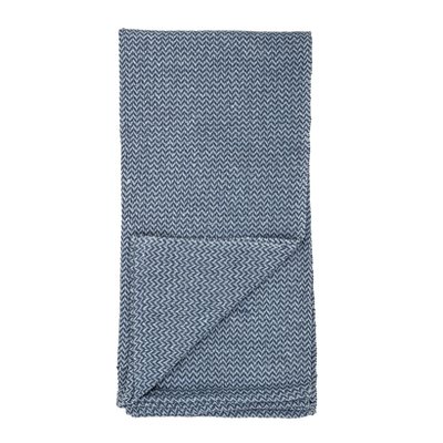Bloomingville - Throw Blue 100x80