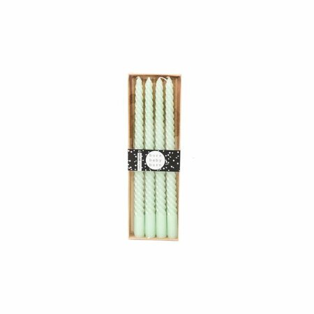 Housevitamin - Twisted candles s/4 Light green
