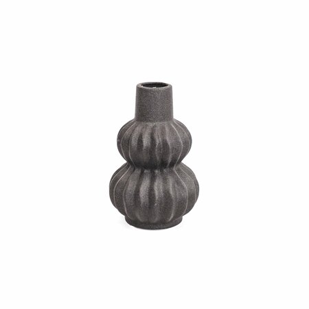 Housevitamin - Organic shape vase Black - 13x13x20cm