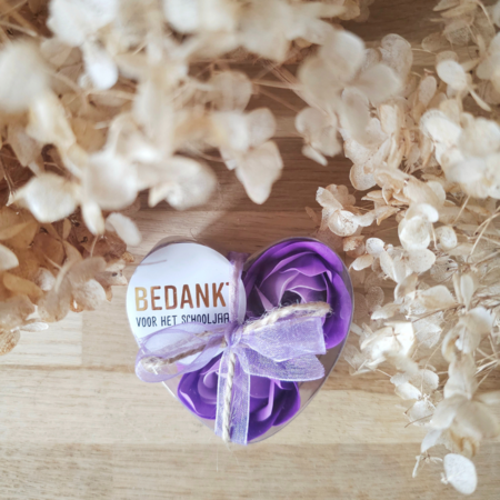 DistelRoos - Soap flowers Lavender, set of 3